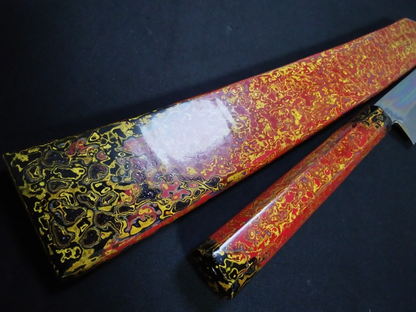 White Steel #2 (Honyaki-Mizuyaki) Yanagiba 300mm-Mirror Polished (one side)