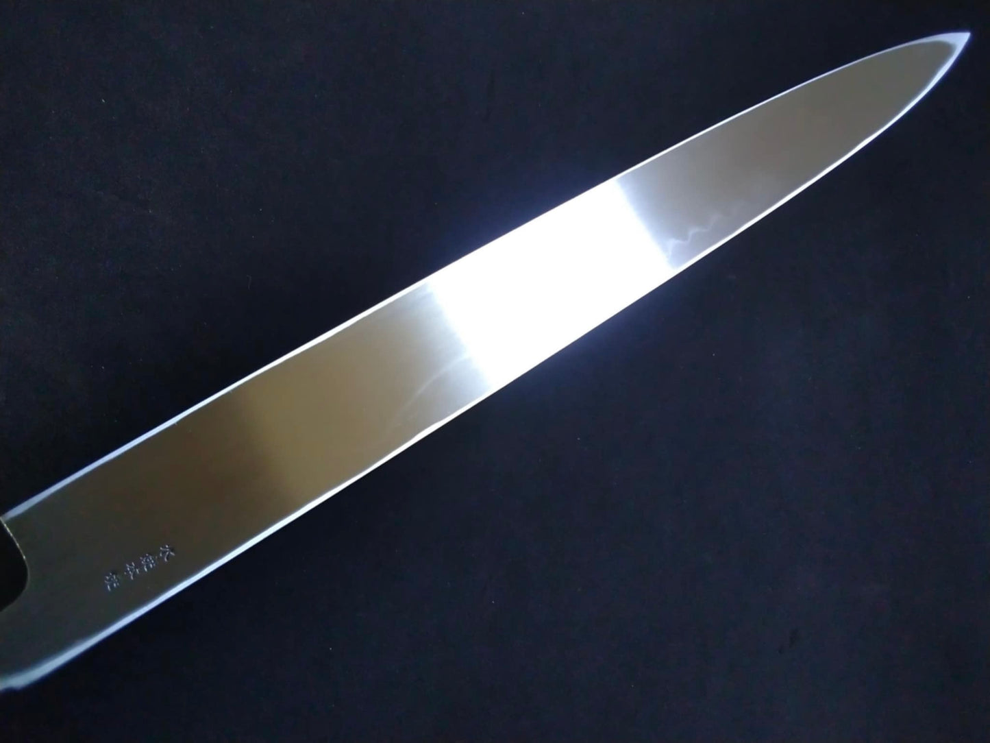 White Steel #2 (Honyaki-Mizuyaki) Yanagiba 400mm-Mirror Polished(one side)