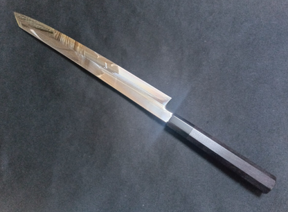 White Steel #2 (Honyaki-Mizuyaki) Yanagiba (Kiritsuke) 300mm-Mirror Polished (one side)