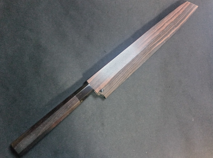 White Steel #2 (Honyaki-Mizuyaki) Yanagiba (Kiritsuke) 300mm-Mirror Polished (one side)