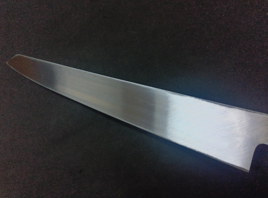 White Steel #2 (Honyaki-Mizuyaki) Yanagiba (Kiritsuke) 330mm-Mirror Polished (one side)