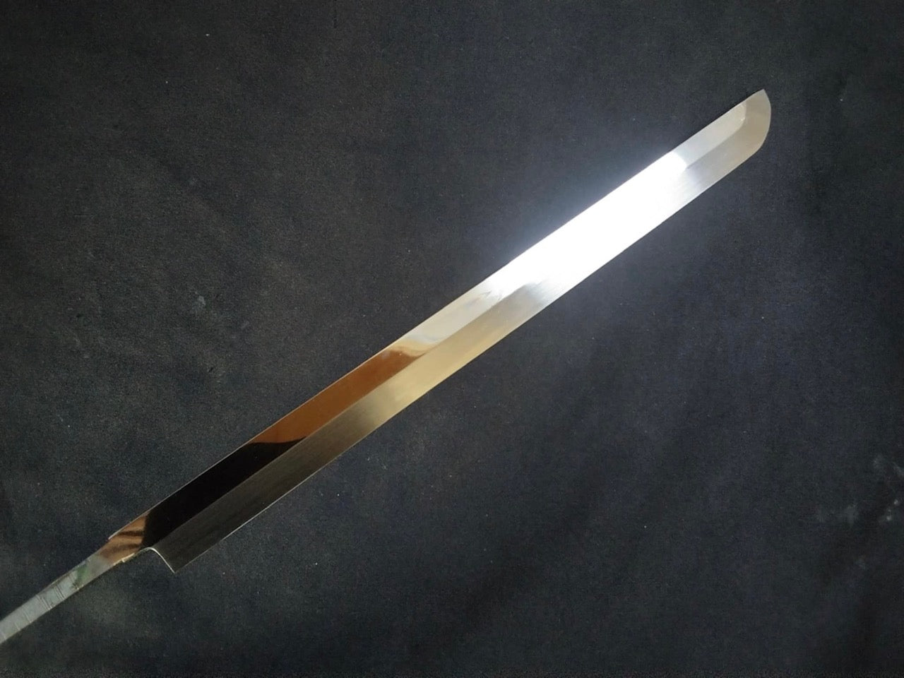 White Steel #2 (Honyaki) Yanagiba 330mm-Mirror Polished(one side)