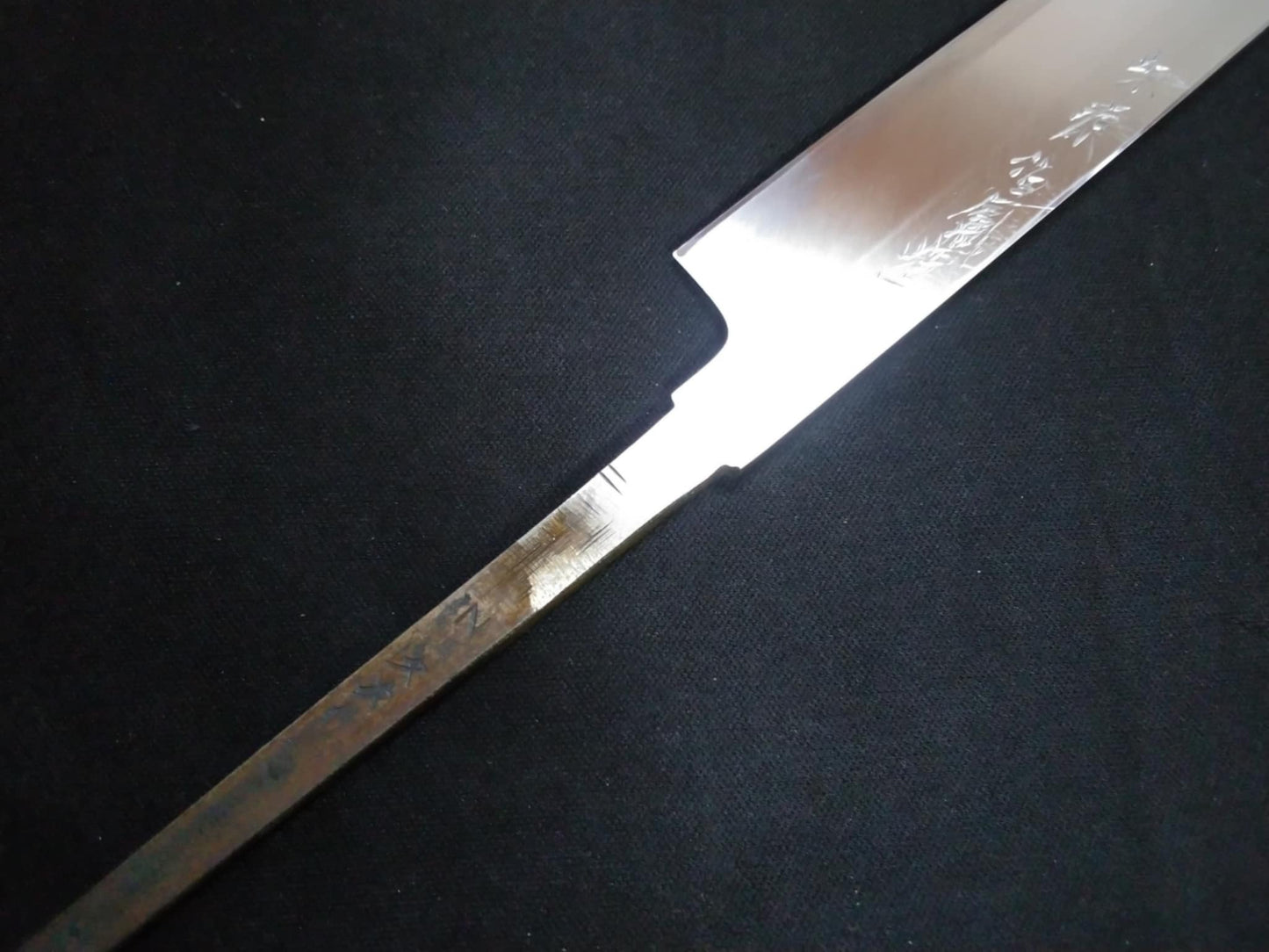 White Steel #2 (Honyaki) Yanagiba 330mm-Mirror Polished(one side)