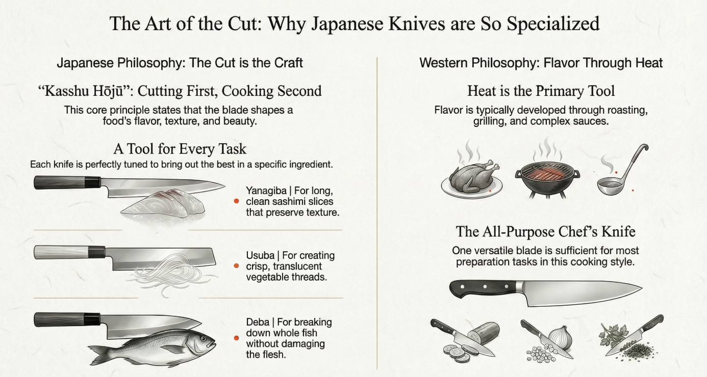 Why Japanese Knives Are Uniquely Designed for Precision
