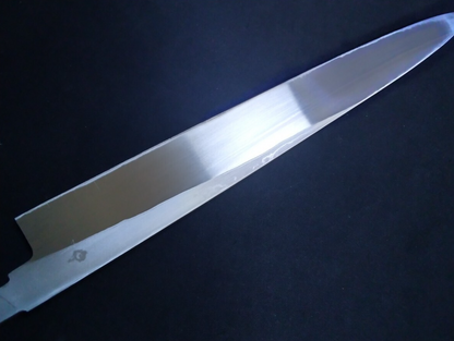 Wihte Steel#2 Damascus Yanagiba 270mm- Mirror Polished Blur Finish