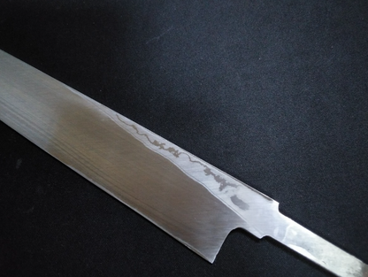 Wihte Steel#2 Damascus Yanagiba 330mm- Mirror Polished Blur Finish