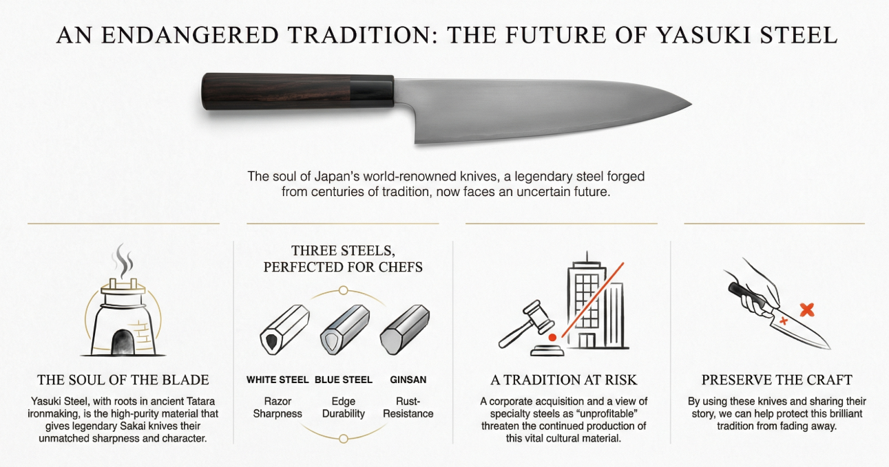 Yasuki Steel at a Crossroads: Protecting the Heart of Japanese Blades