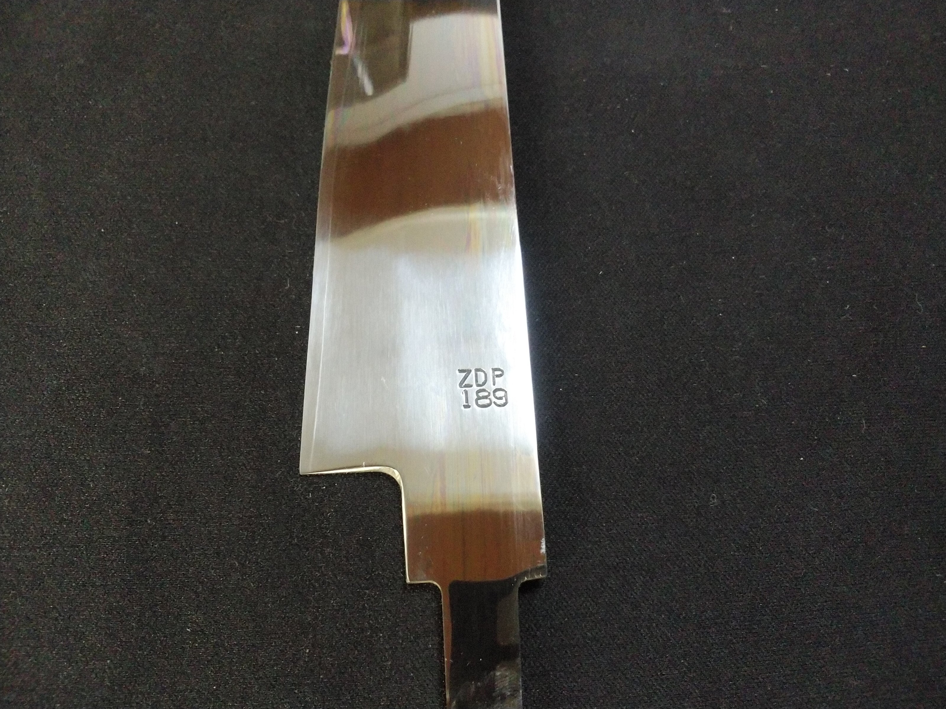 Japanese knife made from ZDP189